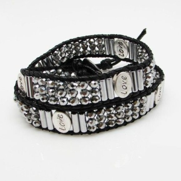 SueSue Jewelry - NEW LOVE Handmade Double Wrap Bracelet Choker Necklace